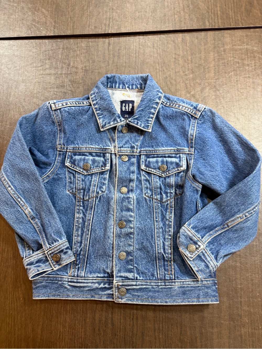 GAP Kids Classic Blue Denim Jacket Sz 5-6